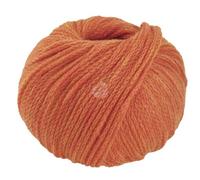 LANA GROSSA Cool Merino | Leichtes Kettengarn aus klassischer Merinowolle | Handstrickgarn aus 90% Schurwolle (Merino) & 10% Polyamid | 50g Wolle zum Stricken & Häkeln | 150m Garn FB 36