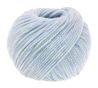 LANA GROSSA Cool Merino | Leichtes Kettengarn aus klassischer Merinowolle | Handstrickgarn aus 90% Schurwolle (Merino) & 10% Polyamid | 50g Wolle zum Stricken & Häkeln | 150m Garn FB 6