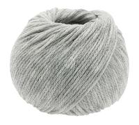 LANA GROSSA Cool Merino | Leichtes Kettengarn aus klassischer Merinowolle | Handstrickgarn aus 90% Schurwolle (Merino) & 10% Polyamid | 50g Wolle zum Stricken & Häkeln | 150m Garn FB 13