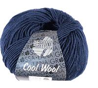 LANA GROSSA Cool Wool Uni | Extrafeine Merinowolle waschmaschinenfest und filzfrei | Handstrickgarn aus 100% Schurwolle (Merino extrafein) | 50g Wolle zum Stricken & Häkeln | 160m Garn FB 414