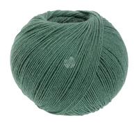 LANA GROSSA »COOL WOOL 4 SOCKS« Häkelwolle, 420 m (4-fach Sockenwolle - Kollektion by Tanja Steinbach), 100 g, 7702 - Graugrün