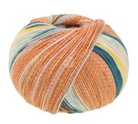 LANA GROSSA Cool Wool 4 Socks Print | Bedrucktes Merino-Sockengarn aus mehrfach verzwirnten Einzelfäden | Handstrickgarne aus 75% Schurwolle | 100g Wolle zum Stricken & Häkeln | 420m Garn FB 7213