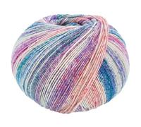 LANA GROSSA Cool Wool 4 Socks Print | Bedrucktes Merino-Sockengarn aus mehrfach verzwirnten Einzelfäden | Handstrickgarne aus 75% Schurwolle | 100g Wolle zum Stricken & Häkeln | 420m Garn FB 7760