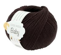 Lana Grossa Handstrickgarn Cool Wool Baby – 100% Schurwolle (Merino), filzfrei, 50 g/220 m, FB 333