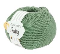 LANA GROSSA Cool Wool Baby | 100% Schurwolle Merino, filzfrei | Handstrickgarn aus 100% Schurwolle (Merino) | 50g Wolle zum Stricken & Häkeln | 220m Garn FB 297