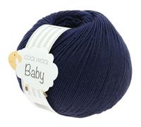 LANA GROSSA Cool Wool Baby | 100% Schurwolle Merino, filzfrei | Handstrickgarn aus 100% Schurwolle (Merino) | 50g Wolle zum Stricken & Häkeln | 220m Garn FB 210