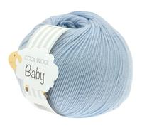 LANA GROSSA Cool Wool Baby | 100% Schurwolle Merino, filzfrei | Handstrickgarn aus 100% Schurwolle (Merino) | 50g Wolle zum Stricken & Häkeln | 220m Garn FB 208