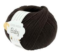 LANA GROSSA Cool Wool Baby | 100% Schurwolle Merino, filzfrei | Handstrickgarn aus 100% Schurwolle (Merino) | 50g Wolle zum Stricken & Häkeln | 220m Garn FB 339
