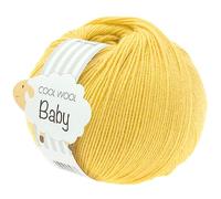 Cool Wool Baby, 50 g von Lana Grossa, Gelb, aus Schurwolle
