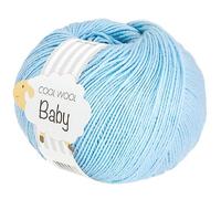 LANA GROSSA Cool Wool Baby | 100% Schurwolle Merino, filzfrei | Handstrickgarn aus 100% Schurwolle (Merino) | 50g Wolle zum Stricken & Häkeln | 220m Garn FB 321