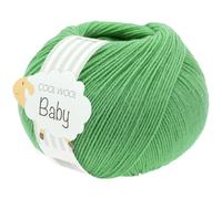LANA GROSSA Cool Wool Baby | 100% Schurwolle Merino, filzfrei | Handstrickgarn aus 100% Schurwolle (Merino) | 50g Wolle zum Stricken & Häkeln | 220m Garn FB 325