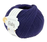LANA GROSSA Cool Wool Baby | 100% Schurwolle Merino, filzfrei | Handstrickgarn aus 100% Schurwolle (Merino) | 50g Wolle zum Stricken & Häkeln | 220m Garn FB 327