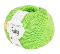 LANA GROSSA Cool Wool Baby | 100% Schurwolle Merino, filzfrei | Handstrickgarn aus 100% Schurwolle (Merino) | 50g Wolle zum Stricken & Häkeln | 220m Garn FB 319
