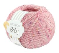LANA GROSSA Cool Wool Baby Punto| 100% Schurwolle Merino, filzfrei | Handstrickgarn aus 100% Schurwolle (Merino) | 50g Wolle zum Stricken & Häkeln | 220m Garn FB 366