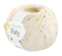 LANA GROSSA Cool Wool Baby Punto| 100% Schurwolle Merino, filzfrei | Handstrickgarn aus 100% Schurwolle (Merino) | 50g Wolle zum Stricken & Häkeln | 220m Garn FB 368