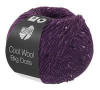 LANA GROSSA Cool Wool Big Dots | Merinoklassiker mit effektvollen Tweednoppen | Handstrickgarn aus 80% Schurwolle (Merino extrafein), 13% Viskose & 7% Polyamid | 50g zum Stricken | 125m Garn FB 103