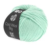 LANA GROSSA Cool Wool Big | Extrafeine Merinowolle waschmaschinenfest und filzfrei | Handstrickgarn aus 100% Schurwolle (Merino) | 50g Wolle zum Stricken & Häkeln | 120m Garn FB 978