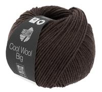 LANA GROSSA Cool Wool Big | Extrafeine Merinowolle waschmaschinenfest und filzfrei | Handstrickgarn aus 100% Schurwolle (Merino) | 50g Wolle zum Stricken & Häkeln | 120m Garn FB 1020