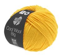LANA GROSSA Cool Wool Big | Extrafeine Merinowolle waschmaschinenfest und filzfrei | Handstrickgarn aus 100% Schurwolle (Merino) | 50g Wolle zum Stricken & Häkeln | 120m Garn FB 958