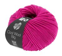 LANA GROSSA Cool Wool Big | Extrafeine Merinowolle waschmaschinenfest und filzfrei | Handstrickgarn aus 100% Schurwolle (Merino) | 50g Wolle zum Stricken & Häkeln | 120m Garn FB 690