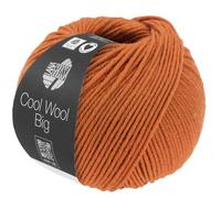 LANA GROSSA Cool Wool Big | Extrafeine Merinowolle waschmaschinenfest und filzfrei | Handstrickgarn aus 100% Schurwolle (Merino) | 50g Wolle zum Stricken & Häkeln | 120m Garn FB 1036