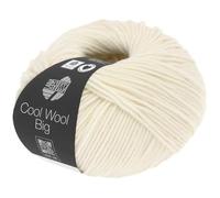 Lana Grossa COOL WOOL BIG, 601 rohweiß, 50g, 100 % Schurwolle (Merino Extrafein), Wolle, Schafswolle