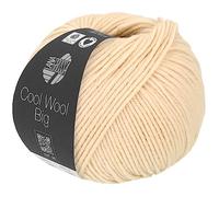 LANA GROSSA Cool Wool Big | Extrafeine Merinowolle waschmaschinenfest und filzfrei | Handstrickgarn aus 100% Schurwolle (Merino) | 50g Wolle zum Stricken & Häkeln | 120m Garn FB 1016
