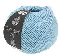 LANA GROSSA Cool Wool Big Melange | Extrafeine Merinowolle waschmaschinenfest und filzfrei | Handstrickgarn aus 100% Schurwolle (Merino) | 50g Wolle zum Stricken & Häkeln | 120m Garn FB 1620