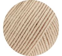 LANA GROSSA Cool Wool Uni | Extrafeine Merinowolle waschmaschinenfest und filzfrei | Handstrickgarn aus 100% Schurwolle (Merino extrafein) | 50g Wolle zum Stricken & Häkeln | 160m Garn FB 2114