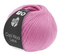 LANA GROSSA Cool Wool Lace | Extrafeine Merinowolle waschmaschinenfest und filzfrei | Handstrickgarn aus 100% Schurwolle (Merino) | 50g Wolle zum Stricken & Häkeln | 400m Garn FB 52