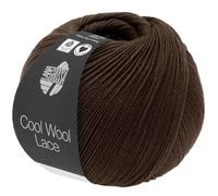LANA GROSSA Cool Wool Lace | Extrafeine Merinowolle waschmaschinenfest und filzfrei | Handstrickgarn aus 100% Schurwolle (Merino) | 50g Wolle zum Stricken & Häkeln | 400m Garn FB 57