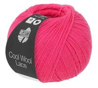 LANA GROSSA Cool Wool Lace | Extrafeine Merinowolle waschmaschinenfest und filzfrei | Handstrickgarn aus 100% Schurwolle (Merino) | 50g Wolle zum Stricken & Häkeln | 400m Garn FB 46