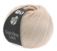 LANA GROSSA Cool Wool Lace | Extrafeine Merinowolle waschmaschinenfest und filzfrei | Handstrickgarn aus 100% Schurwolle (Merino) | 50g Wolle zum Stricken & Häkeln | 400m Garn FB 56