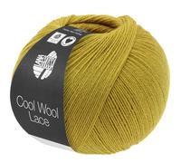 LANA GROSSA Cool Wool Lace | Extrafeine Merinowolle waschmaschinenfest und filzfrei | Handstrickgarn aus 100% Schurwolle (Merino) | 50g Wolle zum Stricken & Häkeln | 400m Garn FB 63