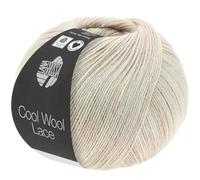 LANA GROSSA Cool Wool Lace | Extrafeine Merinowolle waschmaschinenfest und filzfrei | Handstrickgarn aus 100% Schurwolle (Merino) | 50g Wolle zum Stricken & Häkeln | 400m Garn FB 32