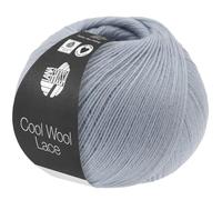 LANA GROSSA Cool Wool Lace | Extrafeine Merinowolle waschmaschinenfest und filzfrei | Handstrickgarn aus 100% Schurwolle (Merino) | 50g Wolle zum Stricken & Häkeln | 400m Garn FB 62