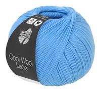 LANA GROSSA Cool Wool Lace | Extrafeine Merinowolle waschmaschinenfest und filzfrei | Handstrickgarn aus 100% Schurwolle (Merino) | 50g Wolle zum Stricken & Häkeln | 400m Garn FB 48