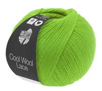 LANA GROSSA Cool Wool Lace | Extrafeine Merinowolle waschmaschinenfest und filzfrei | Handstrickgarn aus 100% Schurwolle (Merino) | 50g Wolle zum Stricken & Häkeln | 400m Garn FB 55