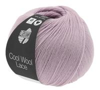 LANA GROSSA Cool Wool Lace | Extrafeine Merinowolle waschmaschinenfest und filzfrei | Handstrickgarn aus 100% Schurwolle (Merino) | 50g Wolle zum Stricken & Häkeln | 400m Garn FB 15