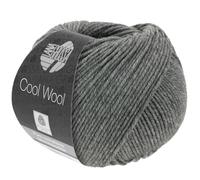 LANA GROSSA Cool Wool Melange | Extrafeine Merinowolle waschmaschinenfest und filzfrei | Handstrickgarn aus 100% Schurwolle (Merino extrafein) | 50g Wolle zum Stricken & Häkeln | 160m Garn FB 412