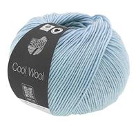 LANA GROSSA Cool Wool Melange | Extrafeine Merinowolle waschmaschinenfest und filzfrei | Handstrickgarn aus 100% Schurwolle (Merino extrafein) | 50g Wolle zum Stricken & Häkeln | 160m Garn FB 1420