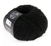LANA GROSSA Cool Wool Melange | Extrafeine Merinowolle waschmaschinenfest und filzfrei | Handstrickgarn aus 100% Schurwolle (Merino extrafein) | 50g Wolle zum Stricken & Häkeln | 160m Garn FB 444