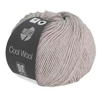 LANA GROSSA Cool Wool Melange | Extrafeine Merinowolle waschmaschinenfest und filzfrei | Handstrickgarn aus 100% Schurwolle (Merino extrafein) | 50g Wolle zum Stricken & Häkeln | 160m Garn FB 1426