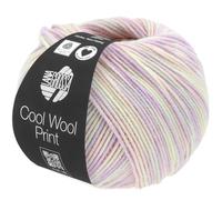 LANA GROSSA Cool Wool Print | Extrafeine Merinowolle waschmaschinenfest und filzfrei | Handstrickgarn aus 100% Schurwolle (Merino extrafein) | 50g Wolle zum Stricken & Häkeln | 160m Garn FB 747