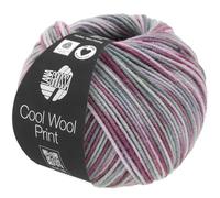 LANA GROSSA Cool Wool Print | Extrafeine Merinowolle waschmaschinenfest und filzfrei | Handstrickgarn aus 100% Schurwolle (Merino extrafein) | 50g Wolle zum Stricken & Häkeln | 160m Garn FB 815