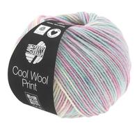 LANA GROSSA Cool Wool Print | Extrafeine Merinowolle waschmaschinenfest und filzfrei | Handstrickgarn aus 100% Schurwolle (Merino extrafein) | 50g Wolle zum Stricken & Häkeln | 160m Garn FB 792