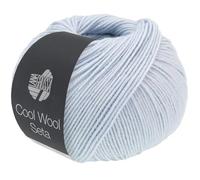 LANA GROSSA Cool Wool Seta | Cool Wool Klassiker mit Seidenanteil | Handstrickgarn aus 80% Schurwolle (Merino extrafein) & 20% Seide | 50g Wolle zum Stricken & Häkeln | 160m Garn FB 2