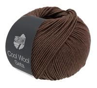 LANA GROSSA Cool Wool Seta | Cool Wool Klassiker mit Seidenanteil | Handstrickgarn aus 80% Schurwolle (Merino extrafein) & 20% Seide | 50g Wolle zum Stricken & Häkeln | 160m Garn FB 25