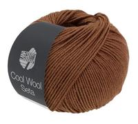 LANA GROSSA Cool Wool Seta | Cool Wool Klassiker mit Seidenanteil | Handstrickgarn aus 80% Schurwolle (Merino extrafein) & 20% Seide | 50g Wolle zum Stricken & Häkeln | 160m Garn FB 24