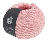 LANA GROSSA Cool Wool Seta | Cool Wool Klassiker mit Seidenanteil | Handstrickgarn aus 80% Schurwolle (Merino extrafein) & 20% Seide | 50g Wolle zum Stricken & Häkeln | 160m Garn FB 14